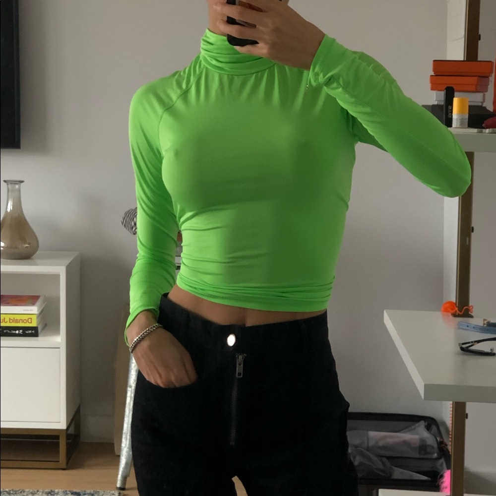URBAN OUTFITTERS Neon Turtleneck